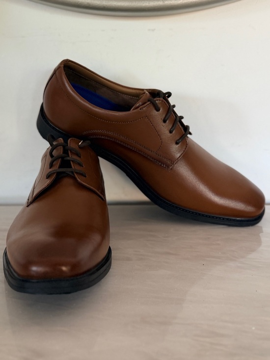 Nunn Bush Baxter Oxford Brown Leather Dress Shoes Mens 11.5 NEW Comfort main image 9